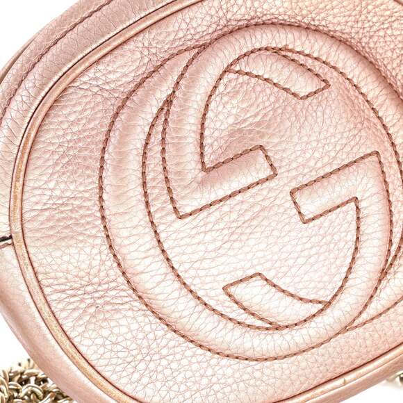 Gucci Soho Chain Bag Leather Mini #194407G81B - Picture 8 of 9